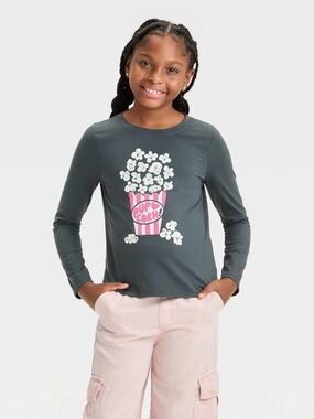 Cat & Jack Pup-Corn Graphic T-Shirt